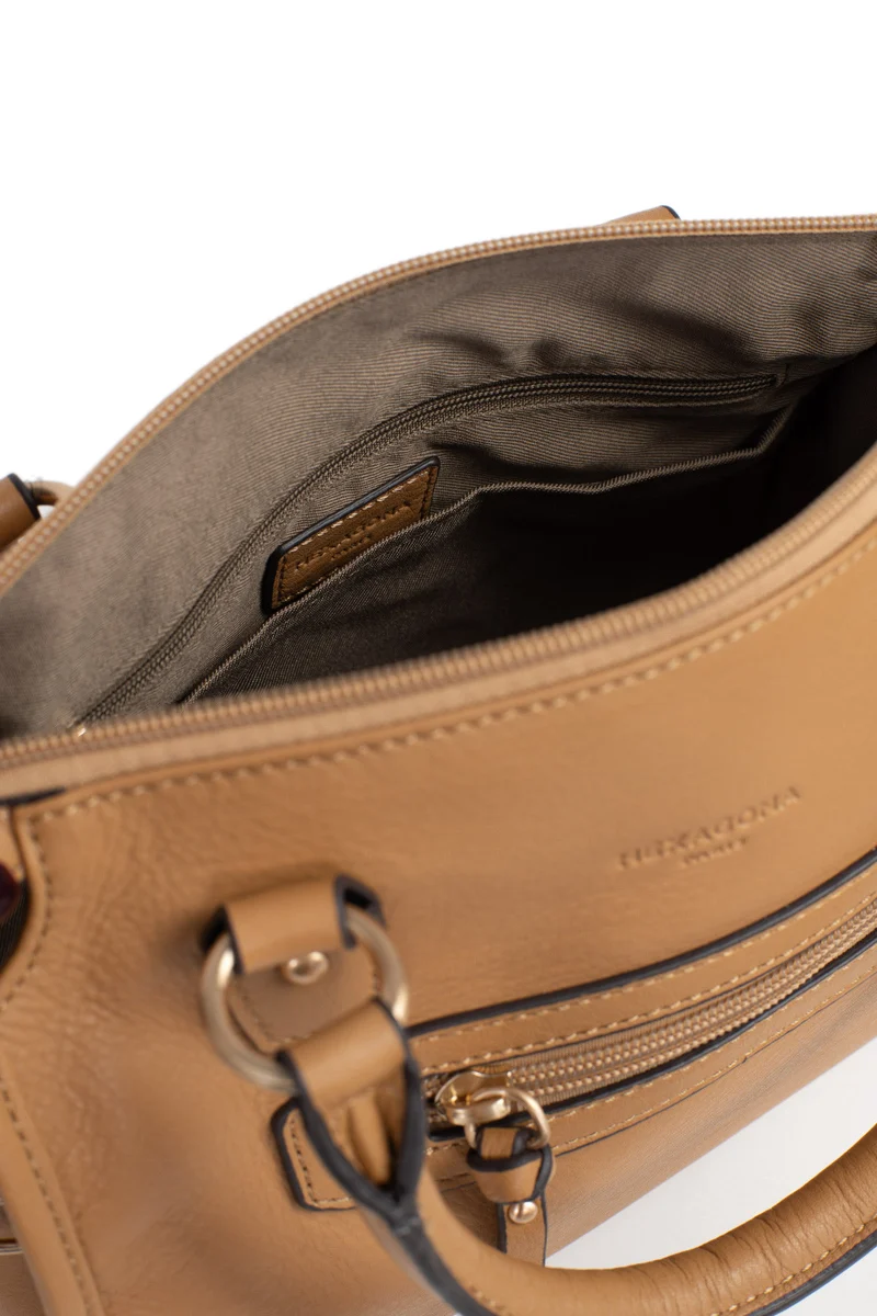 Sac porté main 2 poignées - Cuir de vachette
