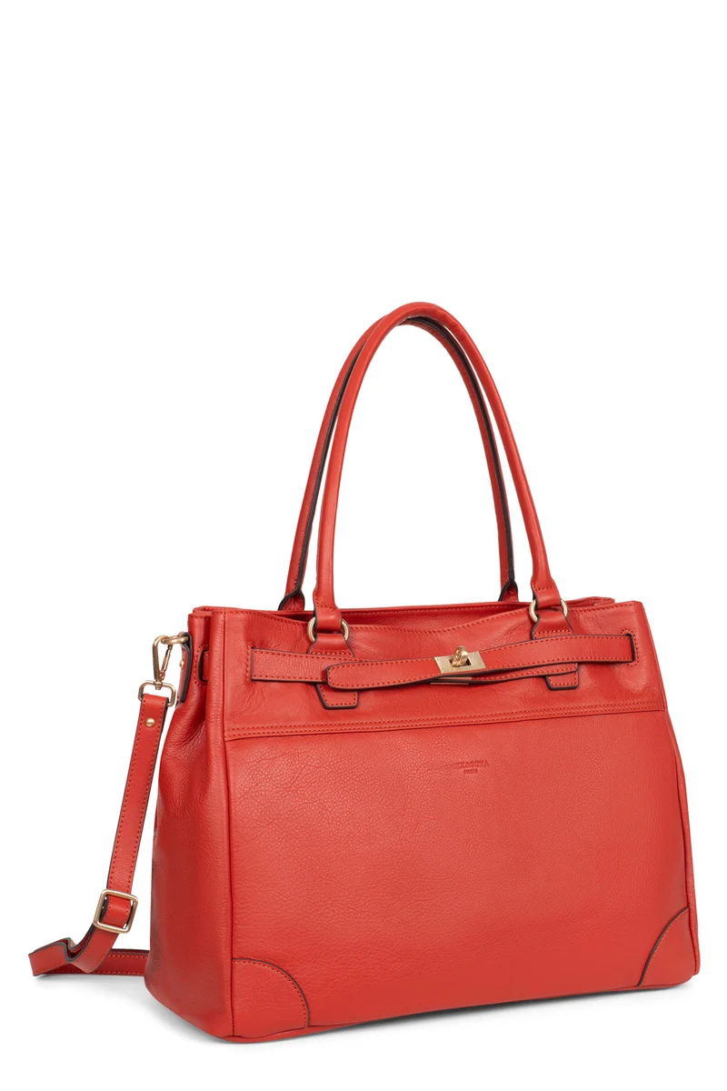 Sac cabas porté épaule - A4 - Cuir de vachette