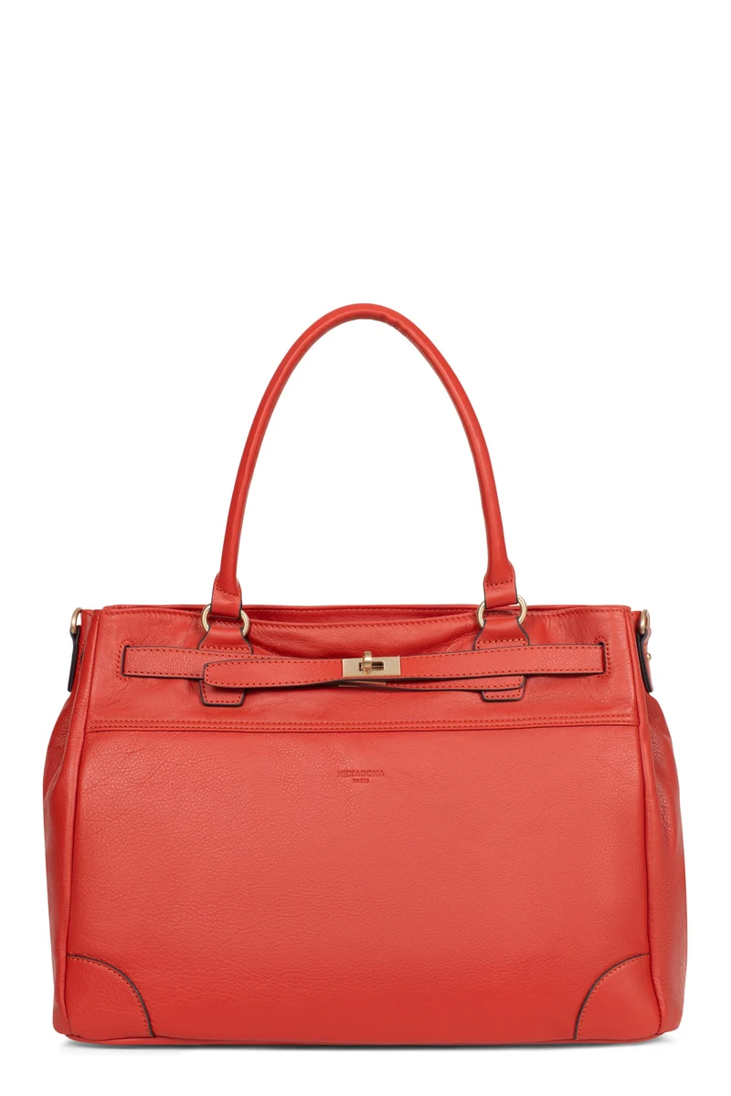 Sac cabas porté épaule - A4 - Cuir de vachette