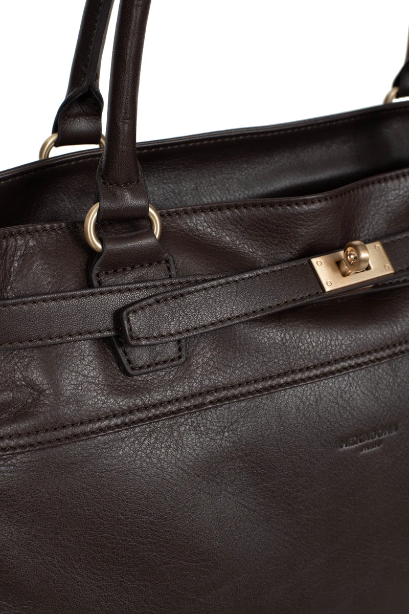 Sac cabas porté épaule - A4 - Cuir de vachette