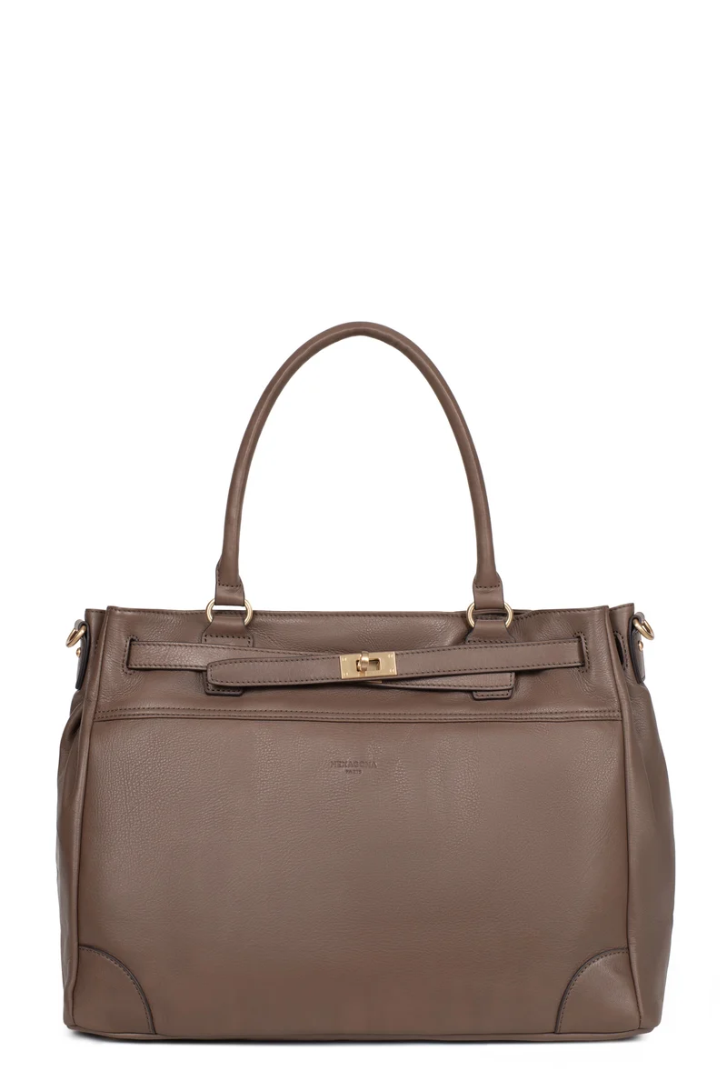 Sac cabas porté épaule - A4 - Cuir de vachette