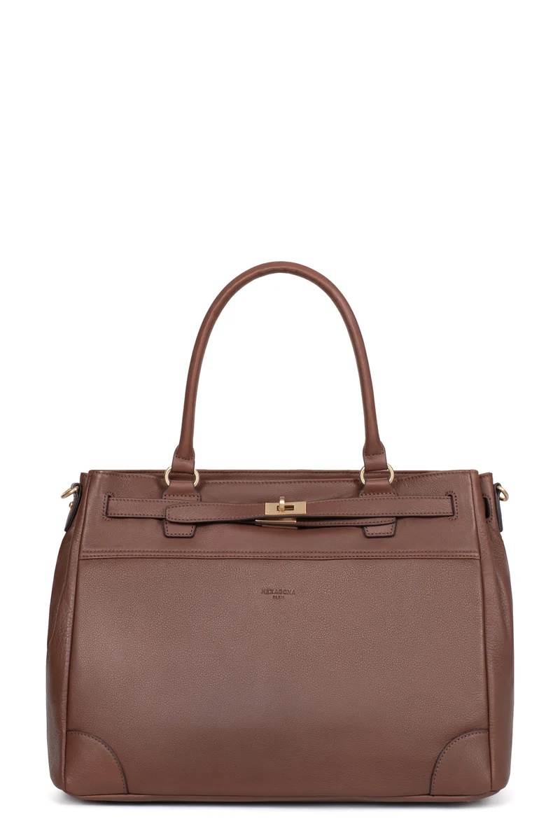 Sac cabas porté épaule - A4 - Cuir de vachette