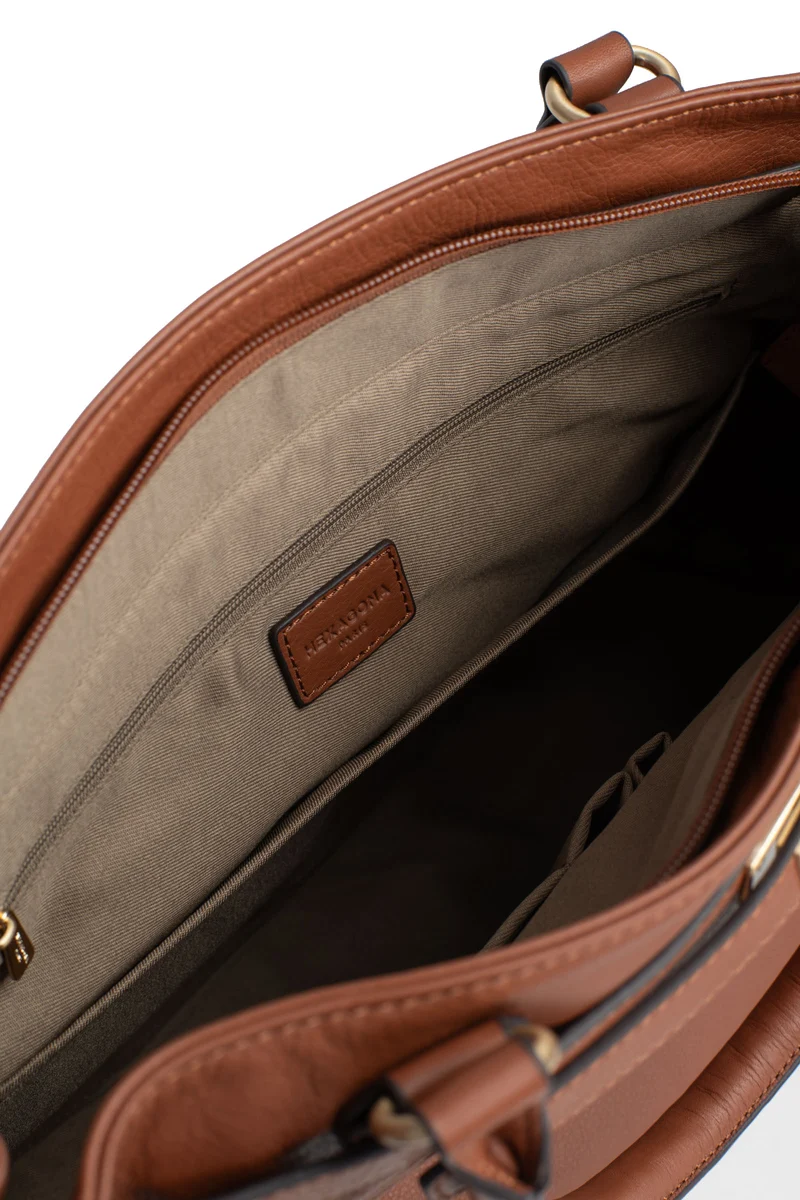 Sac cabas porté épaule - A4 - Cuir de vachette