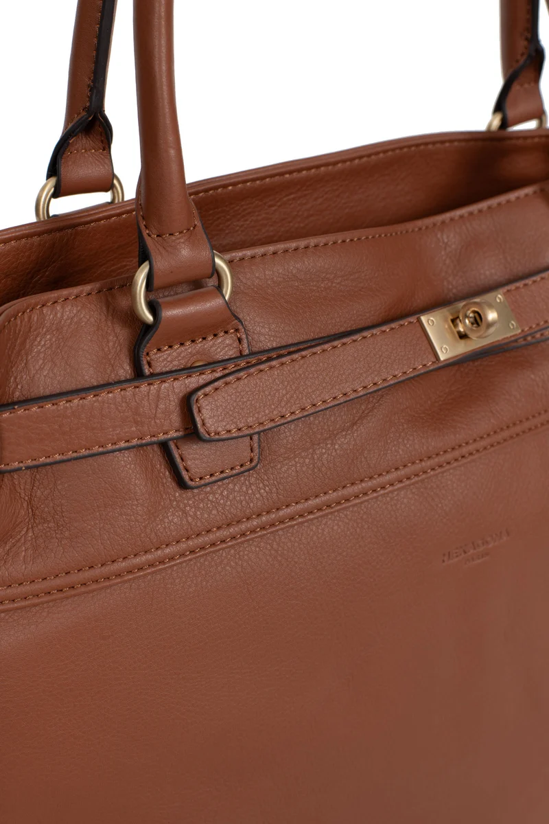Sac cabas porté épaule - A4 - Cuir de vachette