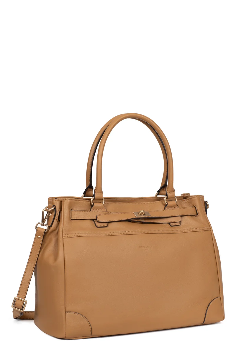 Sac cabas porté épaule - A4 - Cuir de vachette