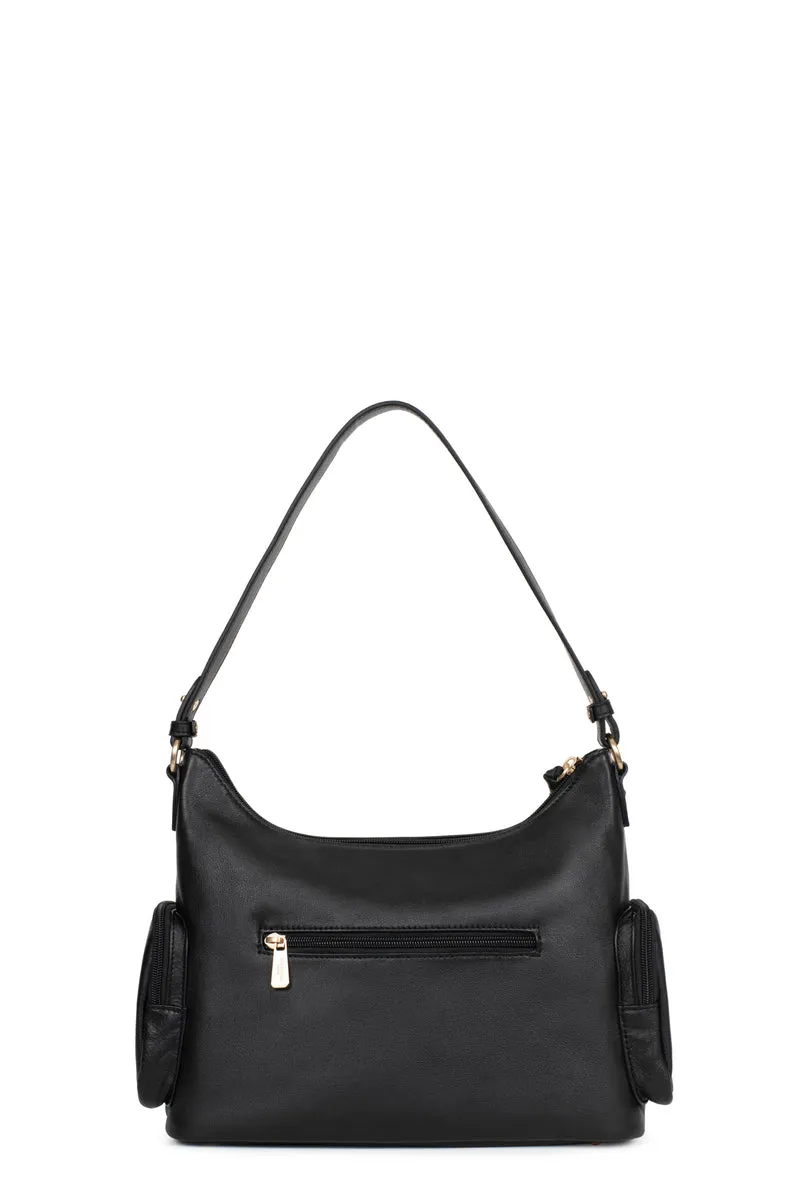 Sac porté épaule 1 anse - Cuir de vachette