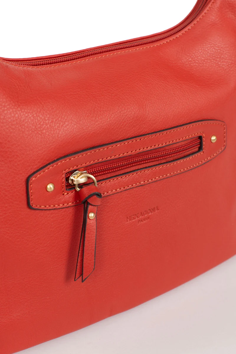 Sac porté épaule 1 anse - Cuir de vachette