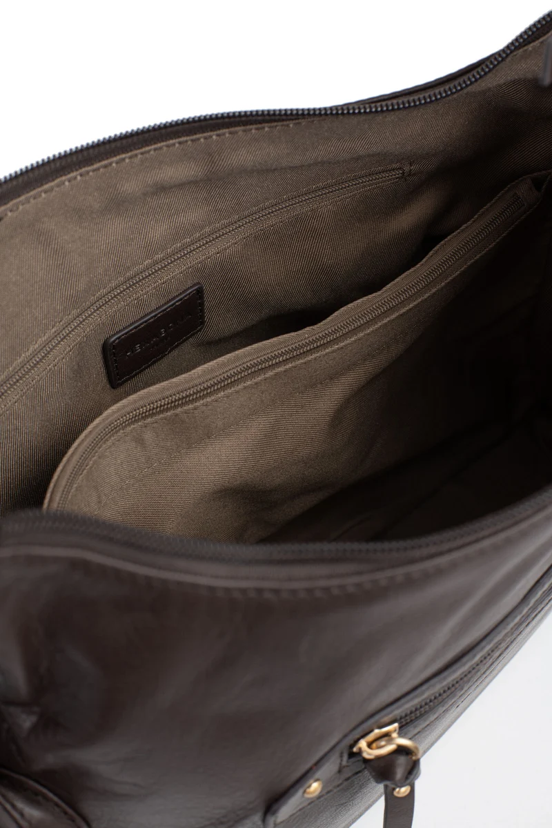 Sac porté épaule 1 anse - Cuir de vachette
