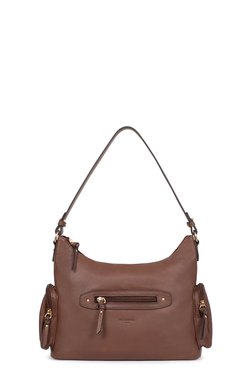 Sac porté épaule 1 anse - Cuir de vachette