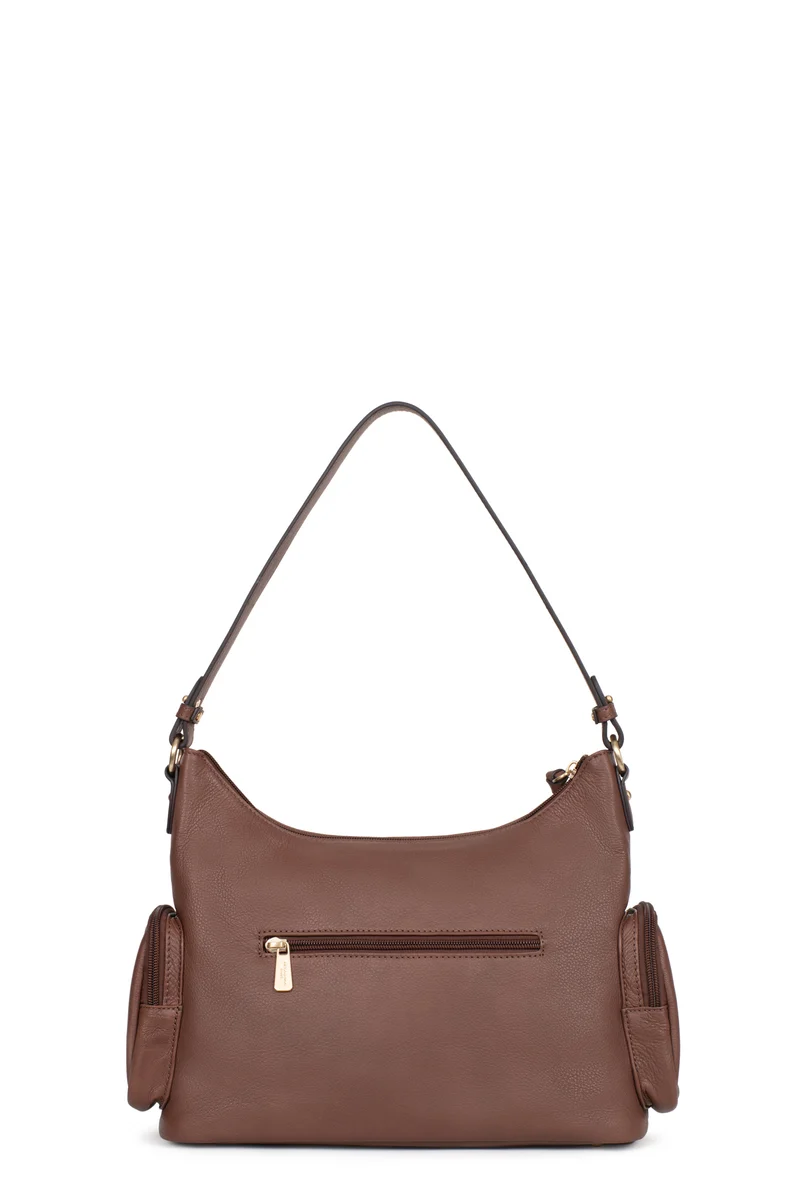 Sac porté épaule 1 anse - Cuir de vachette