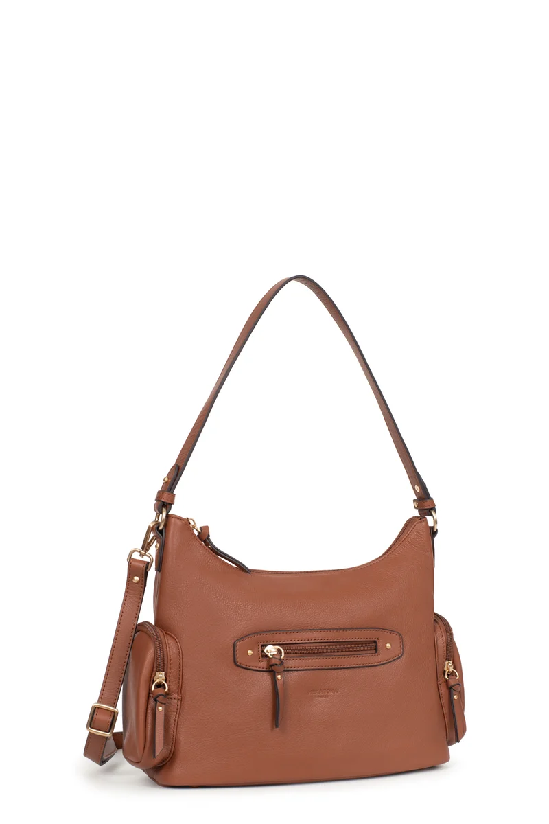 Sac porté épaule 1 anse - Cuir de vachette