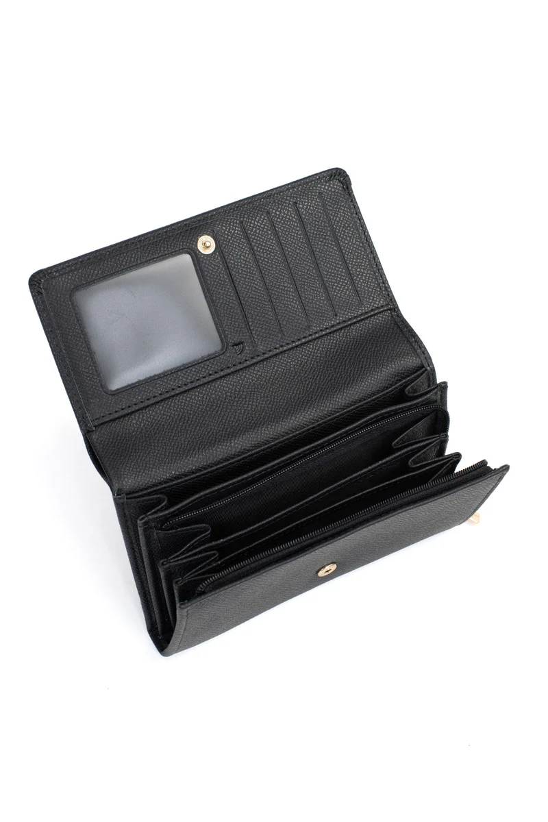 Portefeuille long - 1 volet - Stop RFID - Cuir