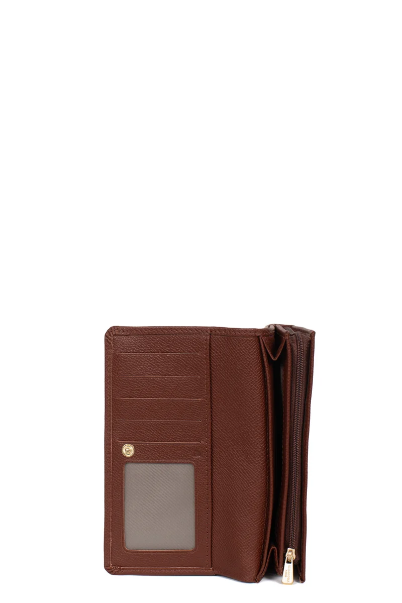 Portefeuille long - 1 volet - Stop RFID - Cuir