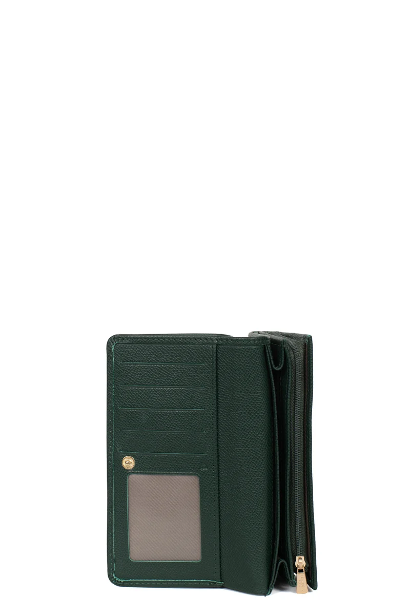 Portefeuille long - 1 volet - Stop RFID - Cuir