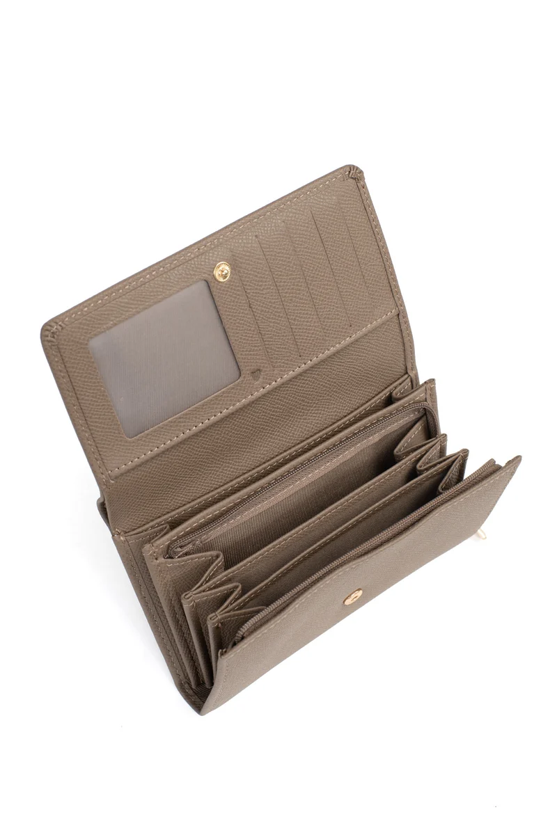 Portefeuille long - 1 volet - Stop RFID - Cuir