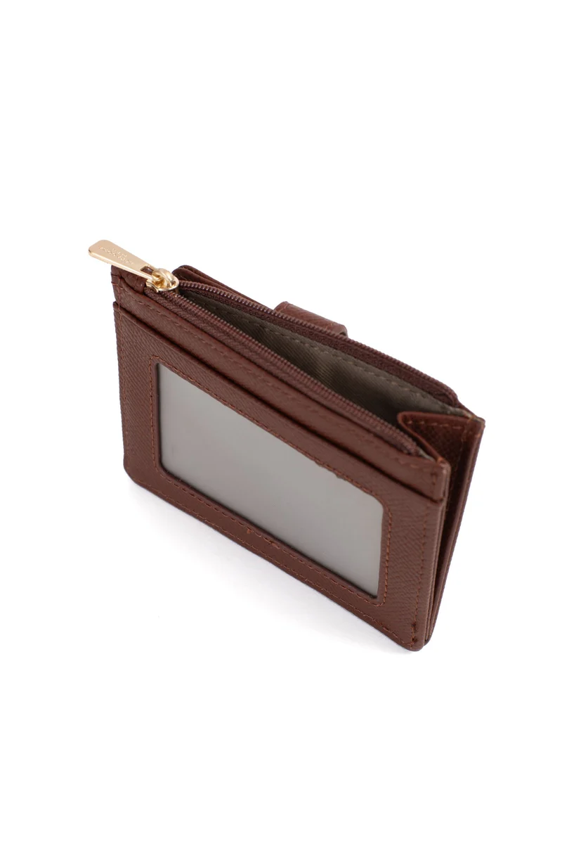Porte-cartes - 1 volet - Cuir