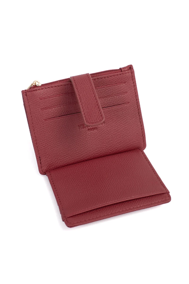Porte-cartes - 1 volet - Cuir