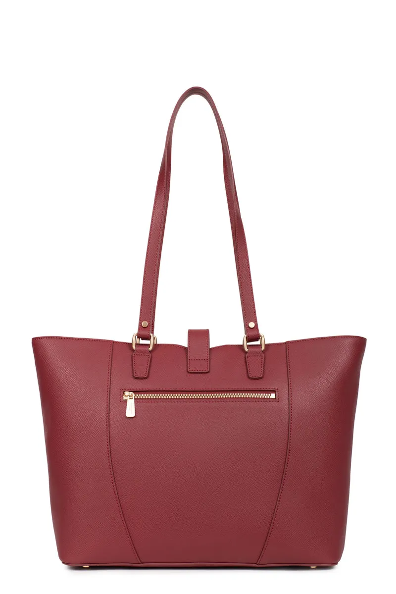 Sac cabas porté épaule - A4 - Cuir