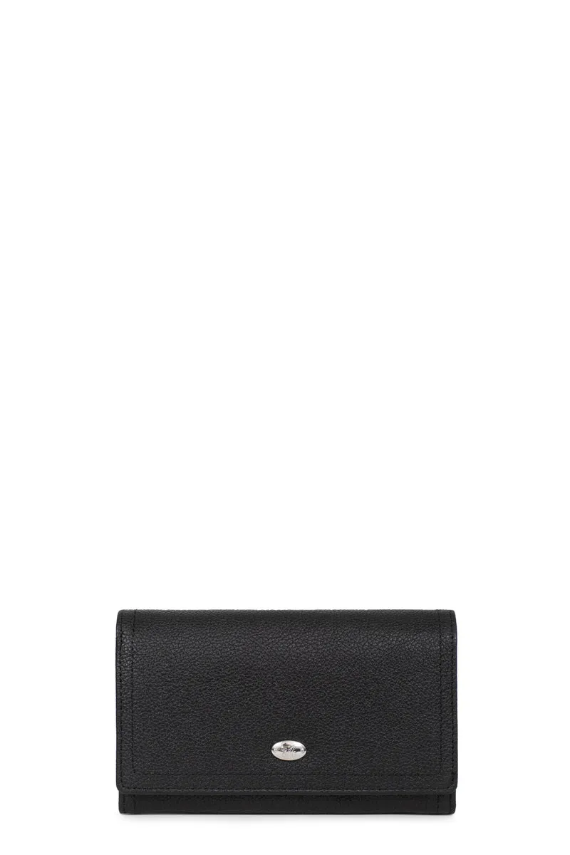 Portefeuille long - 1 volet - Stop RFID - Cuir