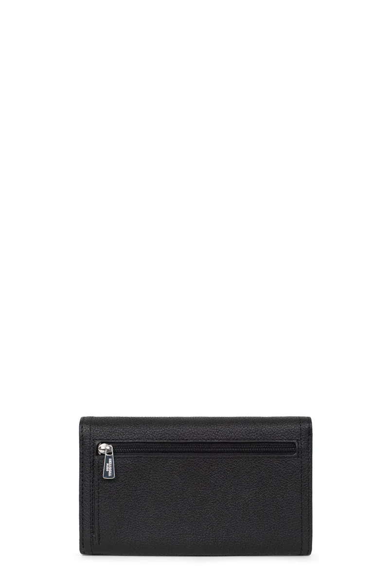 Portefeuille long - 1 volet - Stop RFID - Cuir