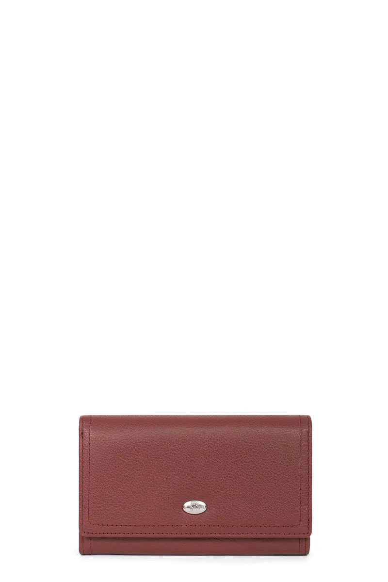 Portefeuille long - 1 volet - Stop RFID - Cuir