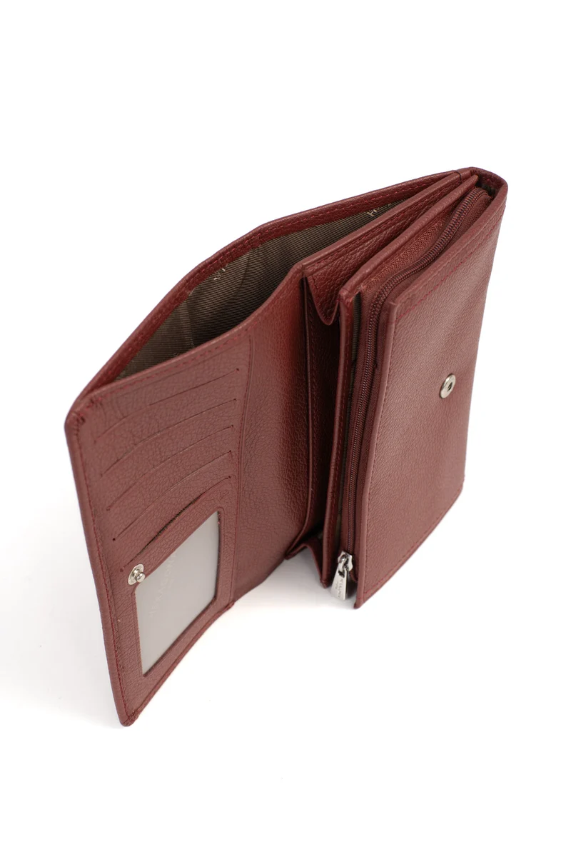 Portefeuille long - 1 volet - Stop RFID - Cuir