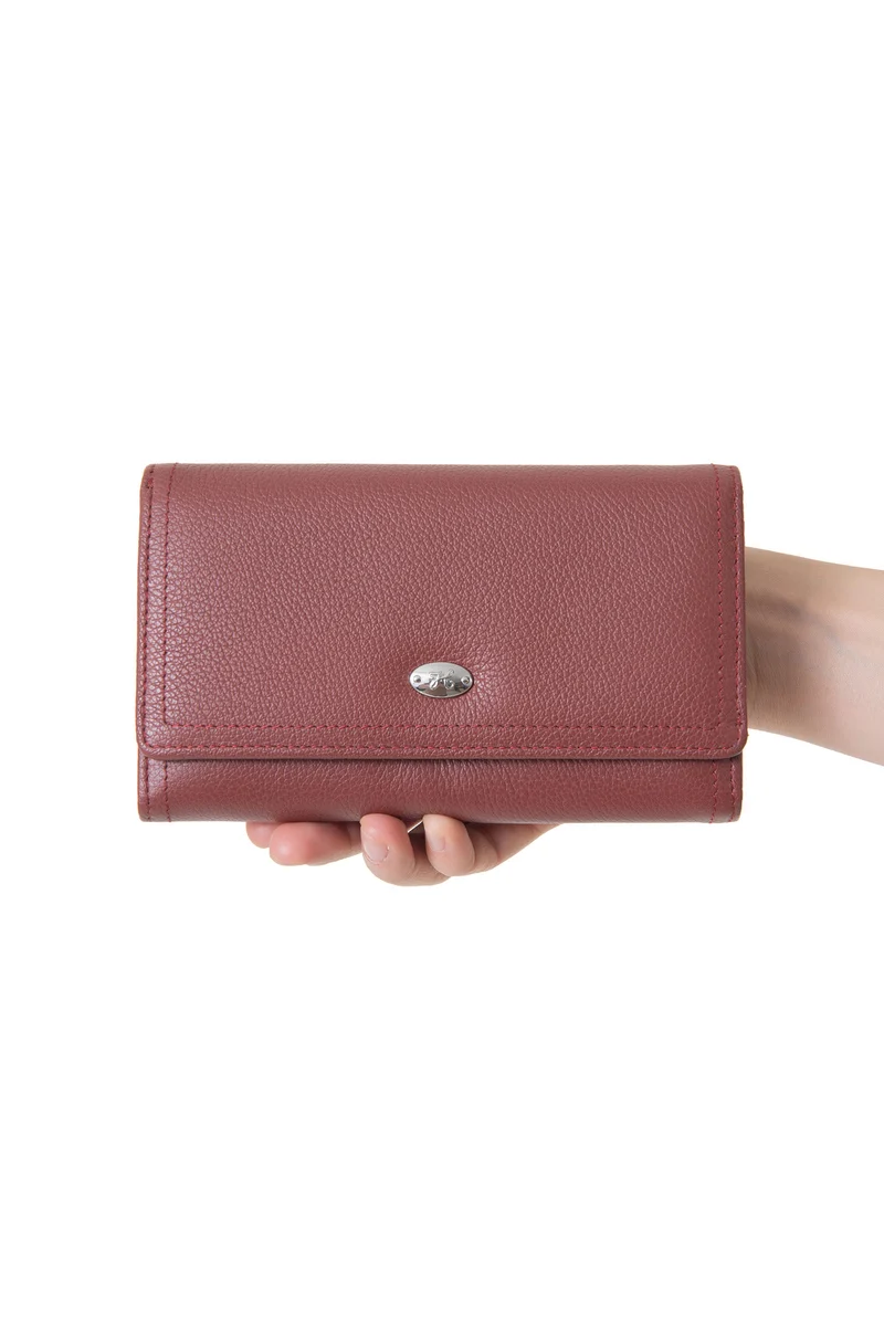 Portefeuille long - 1 volet - Stop RFID - Cuir
