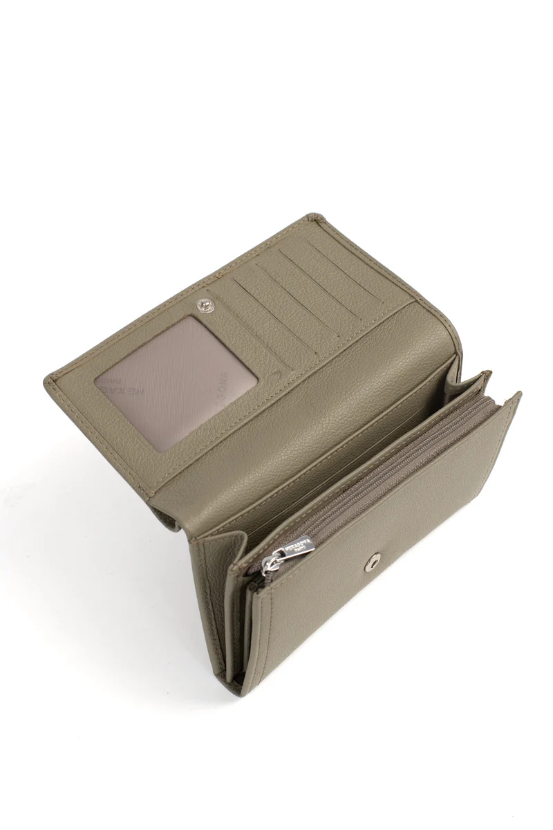 Portefeuille long - 1 volet - Stop RFID - Cuir