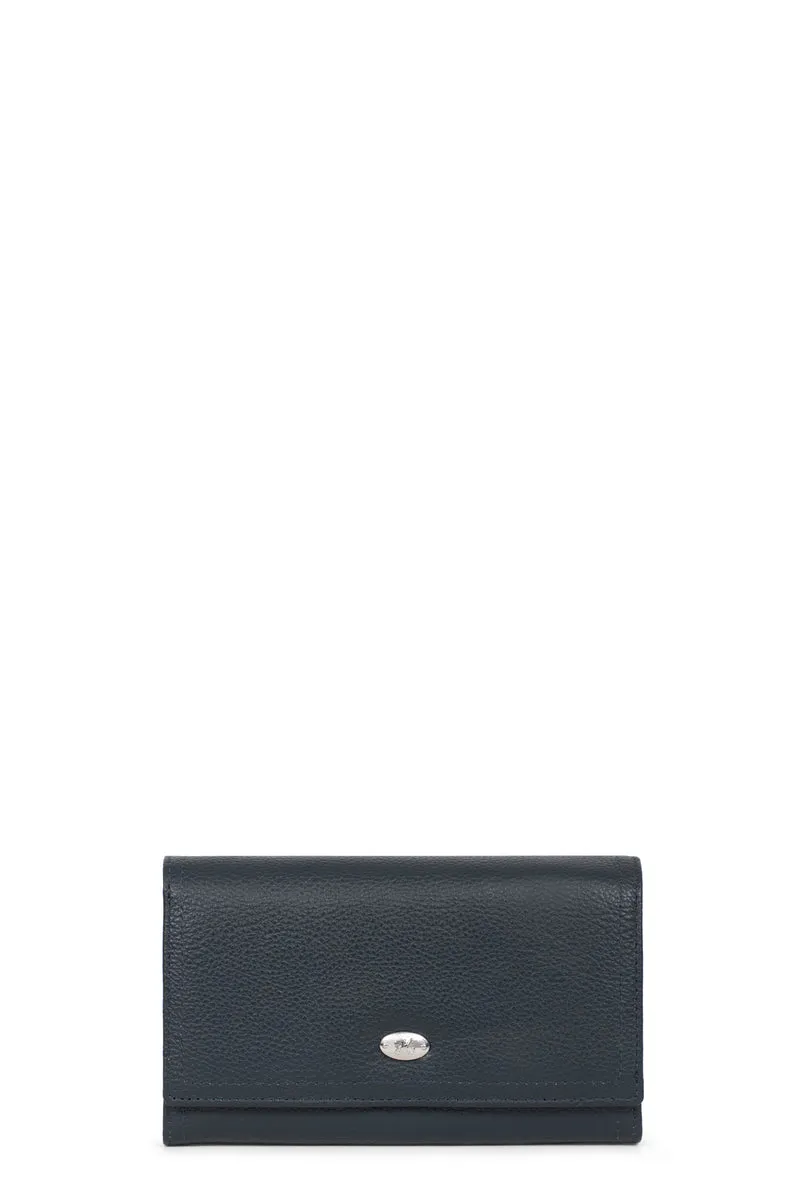 Portefeuille long - 1 volet - Stop RFID - Cuir