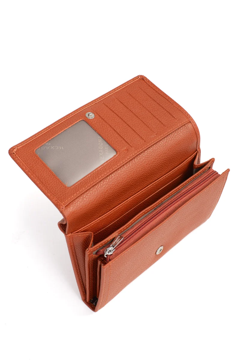 Portefeuille long - 1 volet - Stop RFID - Cuir