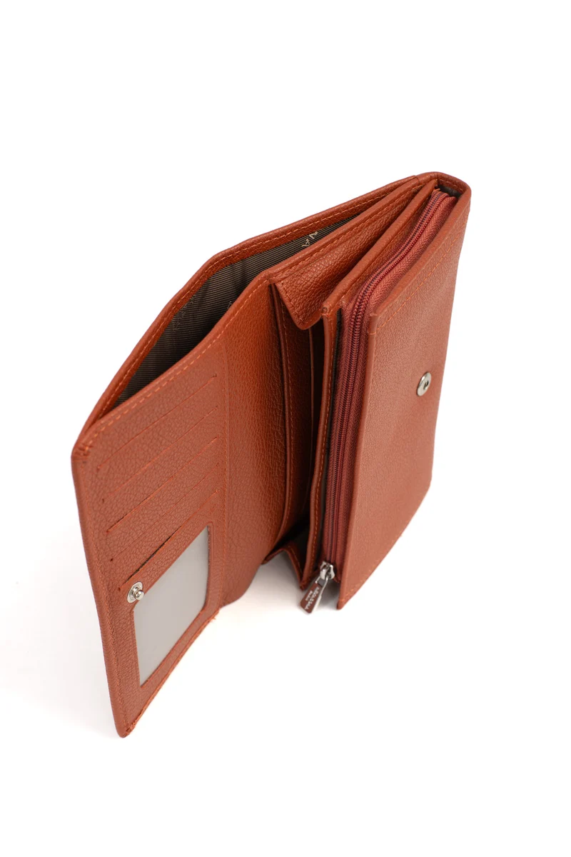 Portefeuille long - 1 volet - Stop RFID - Cuir