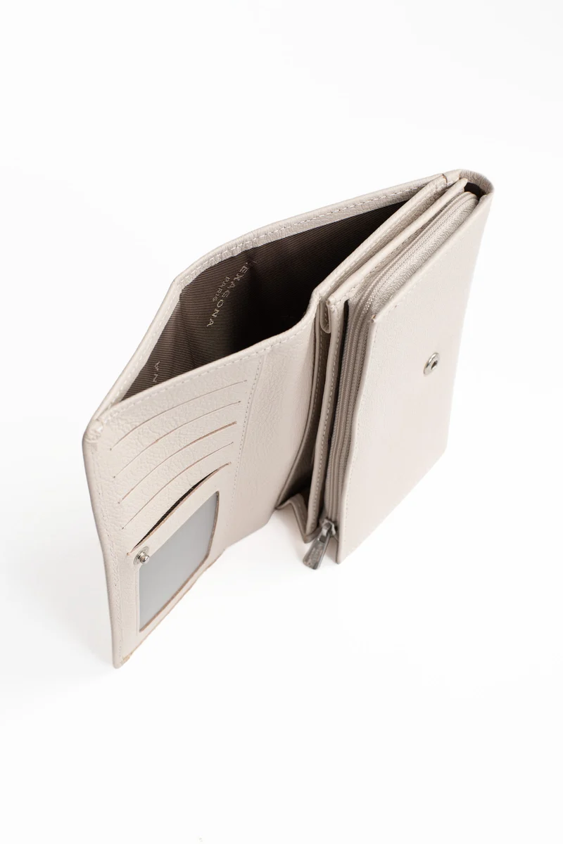 Portefeuille long - 1 volet - Stop RFID - Cuir