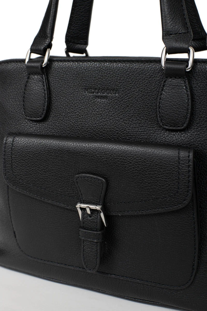 Sac porté main 2 poignées - Cuir