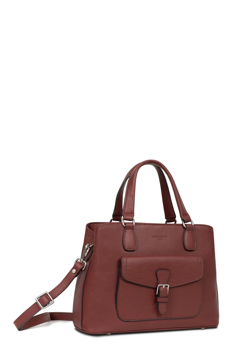 Sac porté main 2 poignées - Cuir