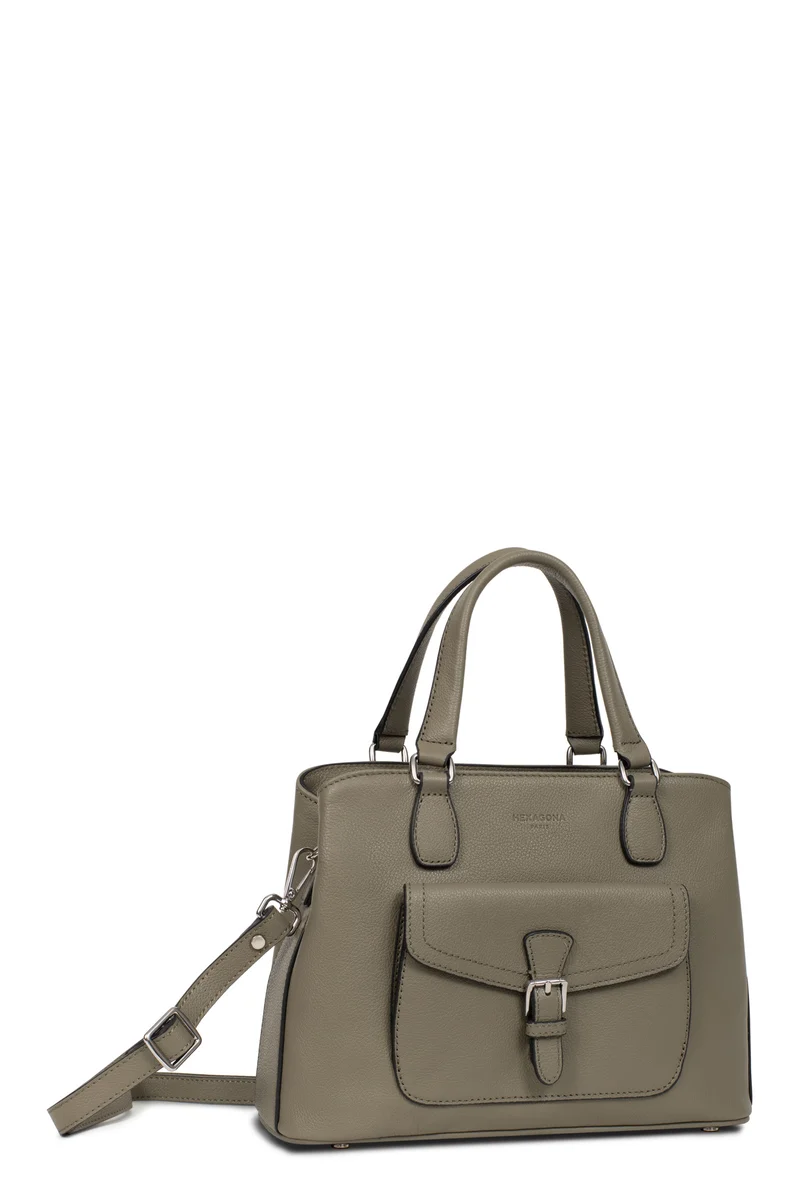 Sac porté main 2 poignées - Cuir