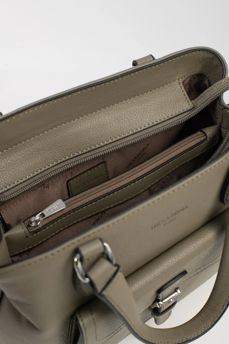 Sac porté main 2 poignées - Cuir