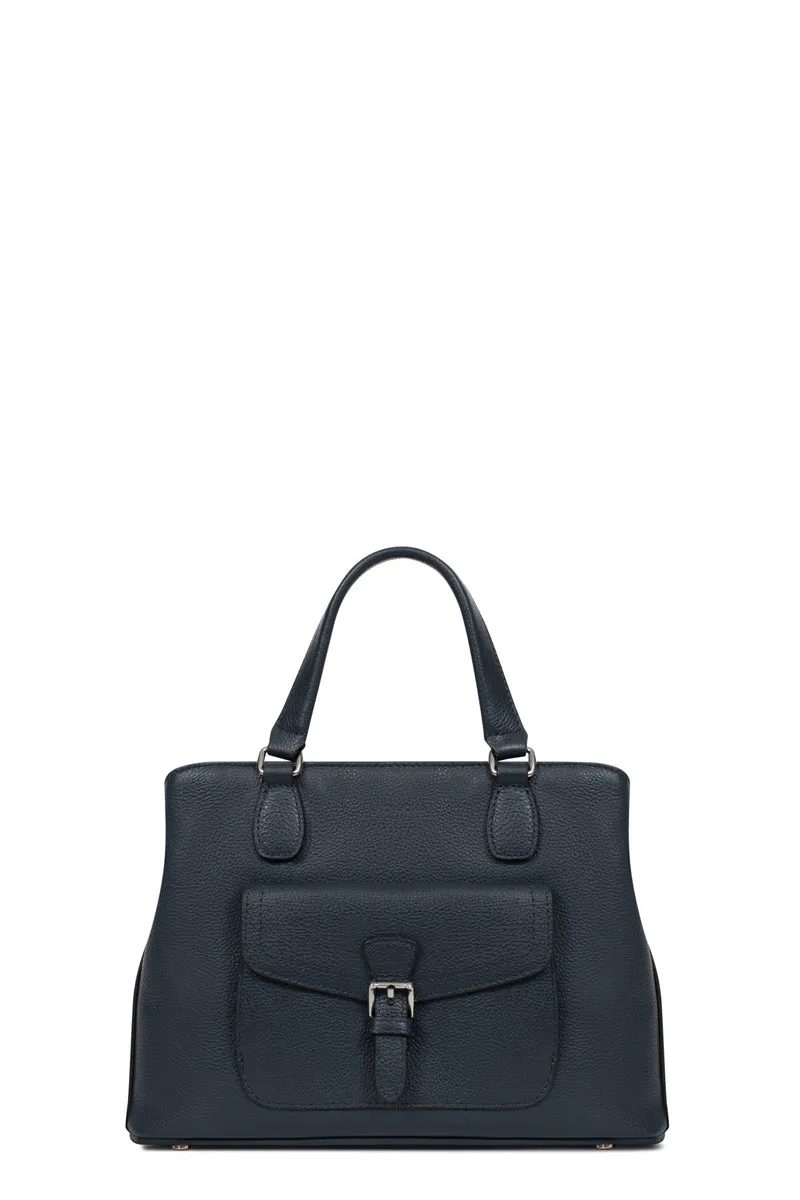 Sac porté main 2 poignées - Cuir