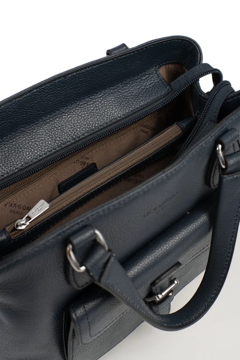 Sac porté main 2 poignées - Cuir