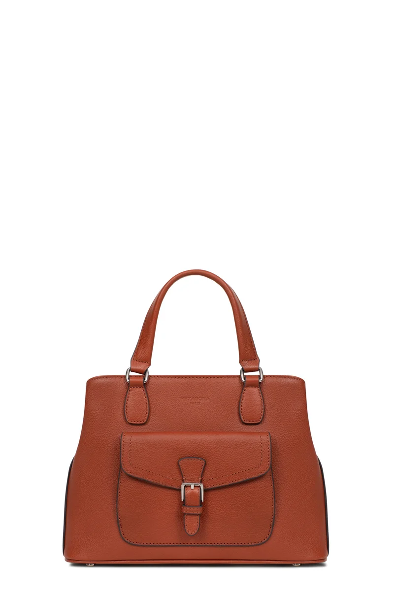 Sac porté main 2 poignées - Cuir