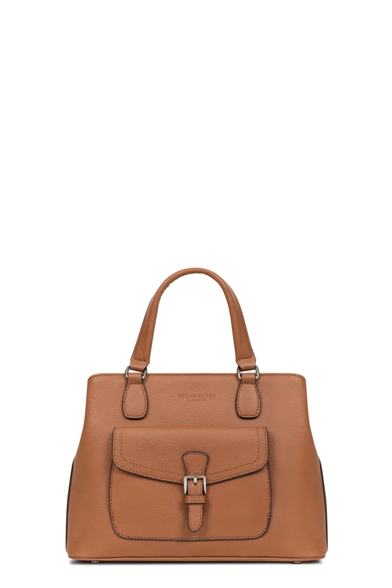 Sac porté main 2 poignées - Cuir