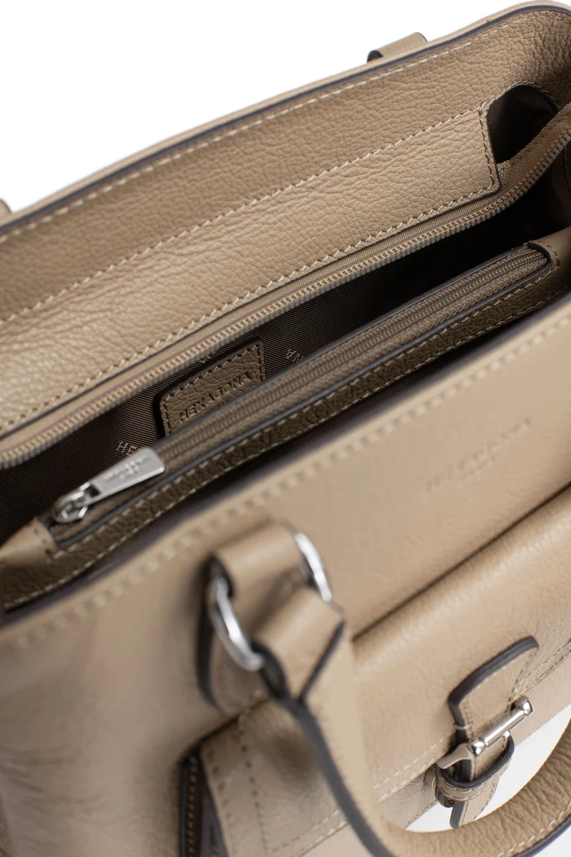 Sac porté main 2 poignées - Cuir