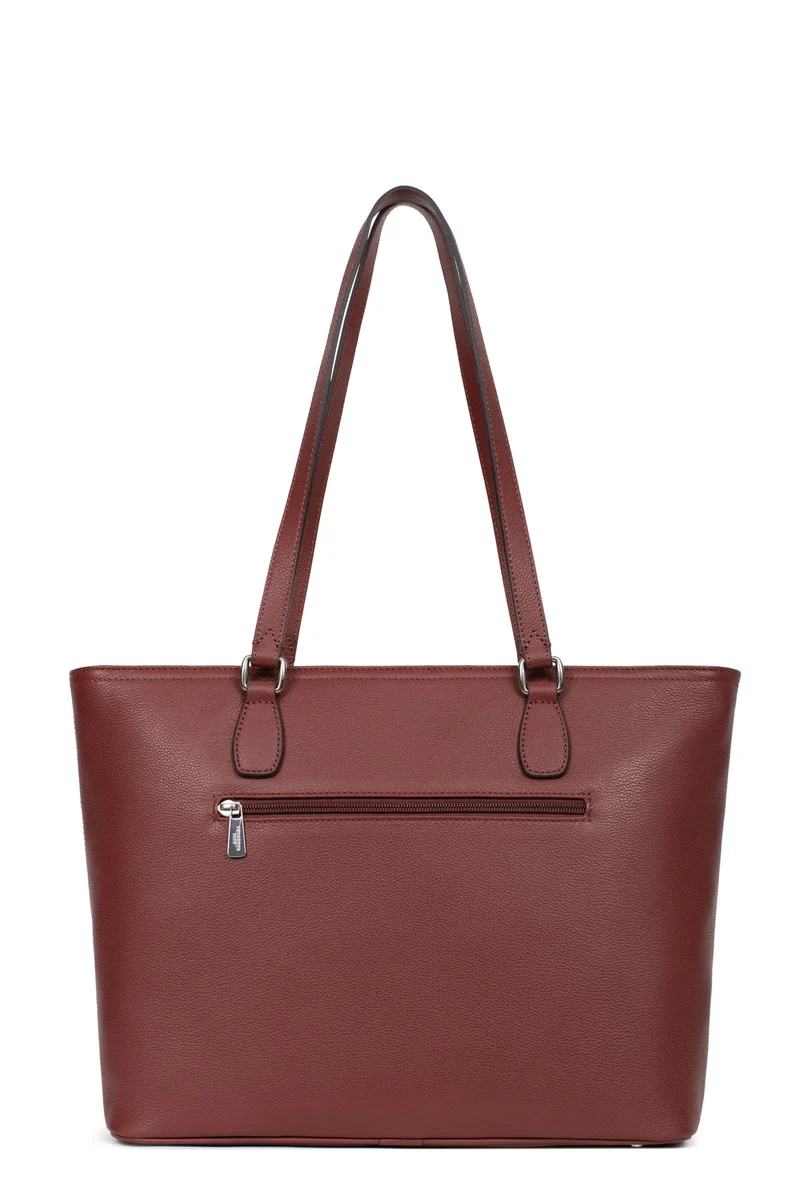 Sac cabas porté épaule - A4 - Cuir