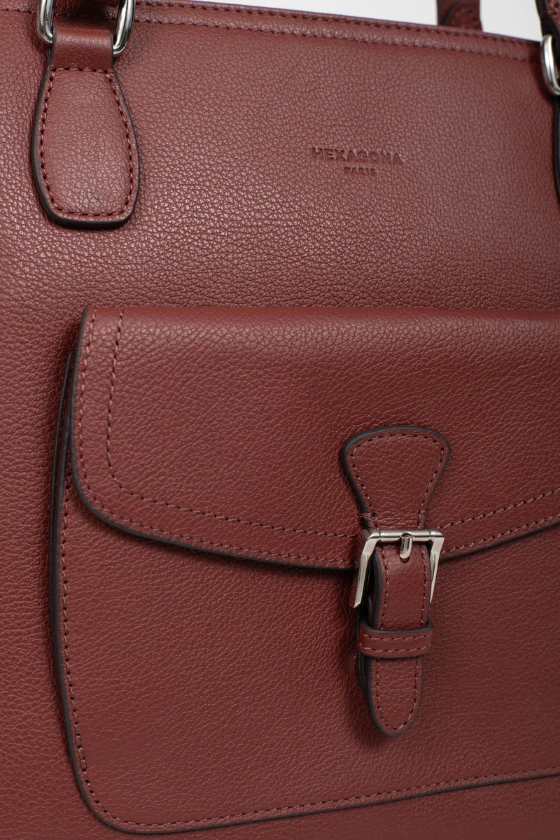 Sac cabas porté épaule - A4 - Cuir