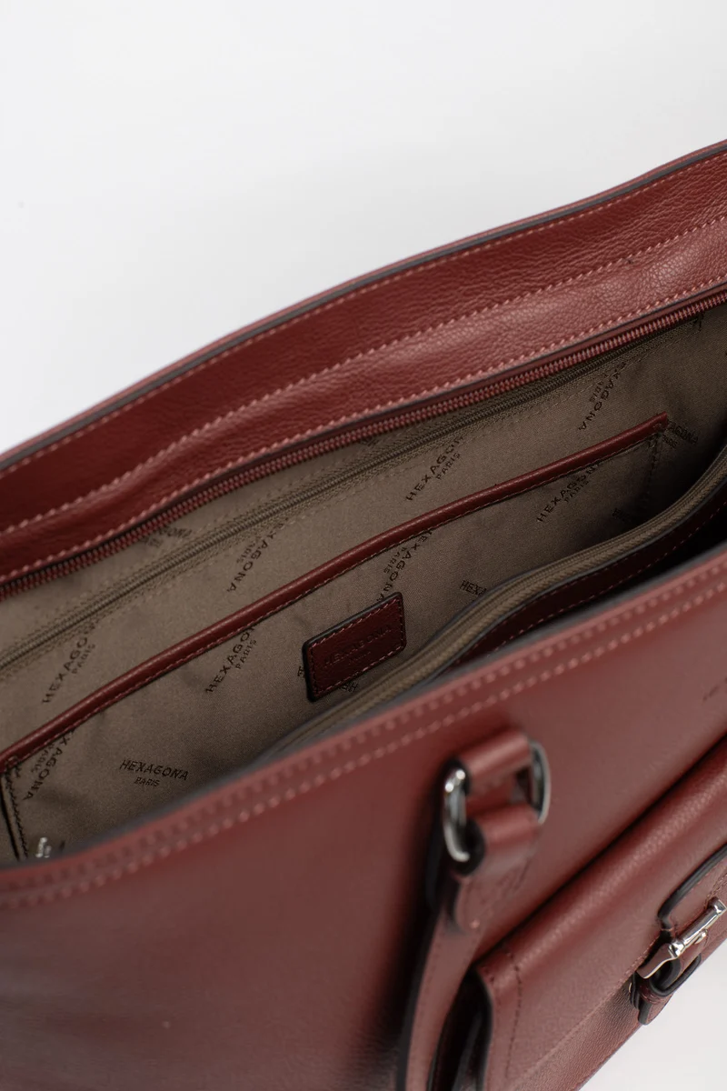 Sac cabas porté épaule - A4 - Cuir