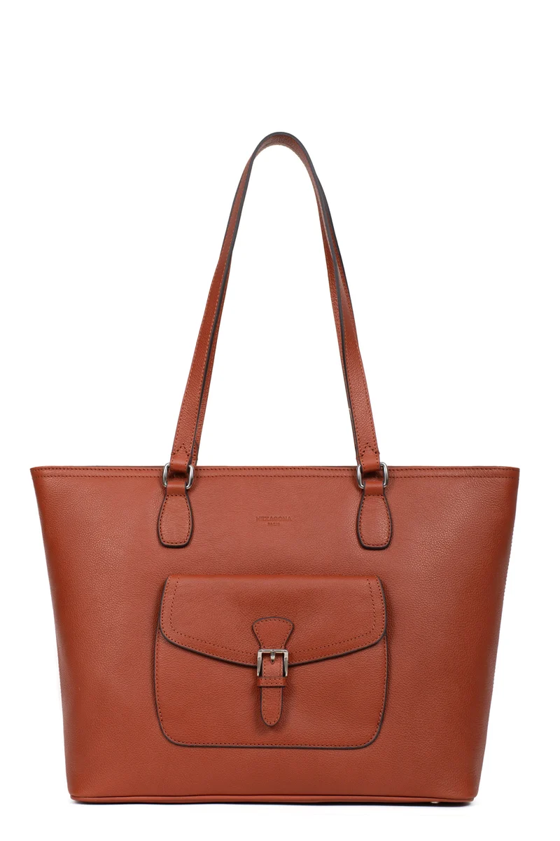 Sac cabas porté épaule - A4 - Cuir