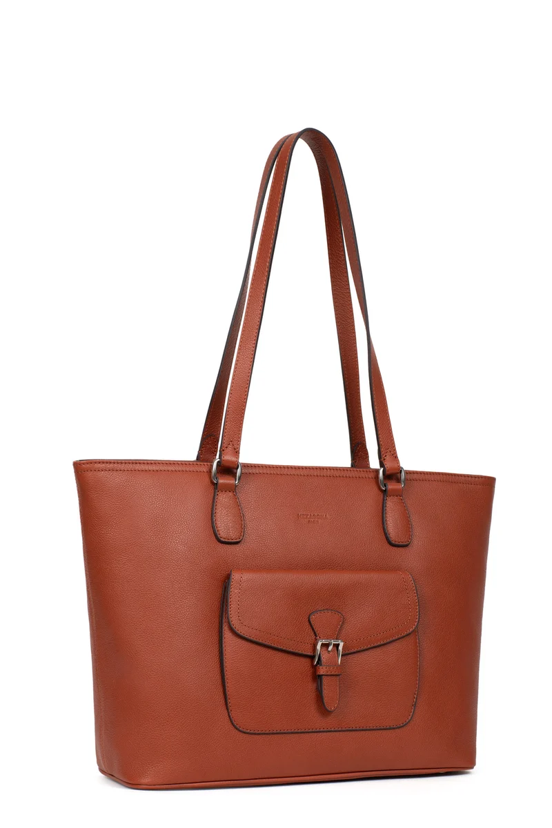 Sac cabas porté épaule - A4 - Cuir