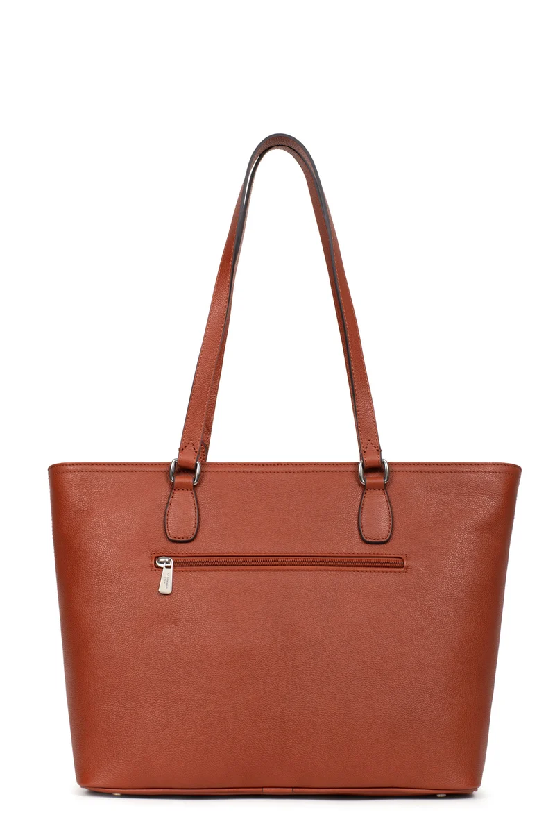Sac cabas porté épaule - A4 - Cuir