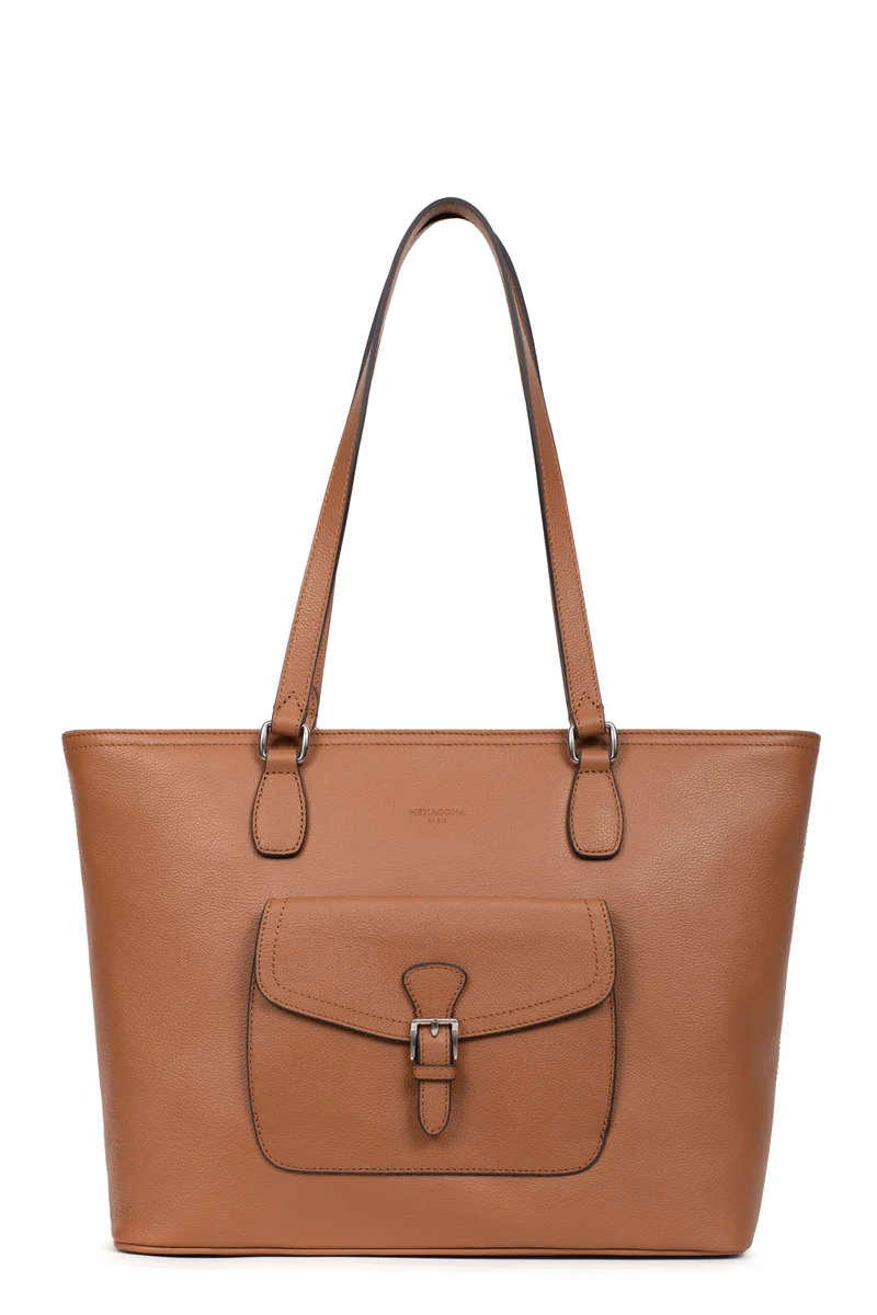 Sac cabas porté épaule - A4 - Cuir