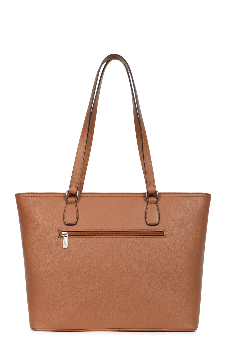 Sac cabas porté épaule - A4 - Cuir