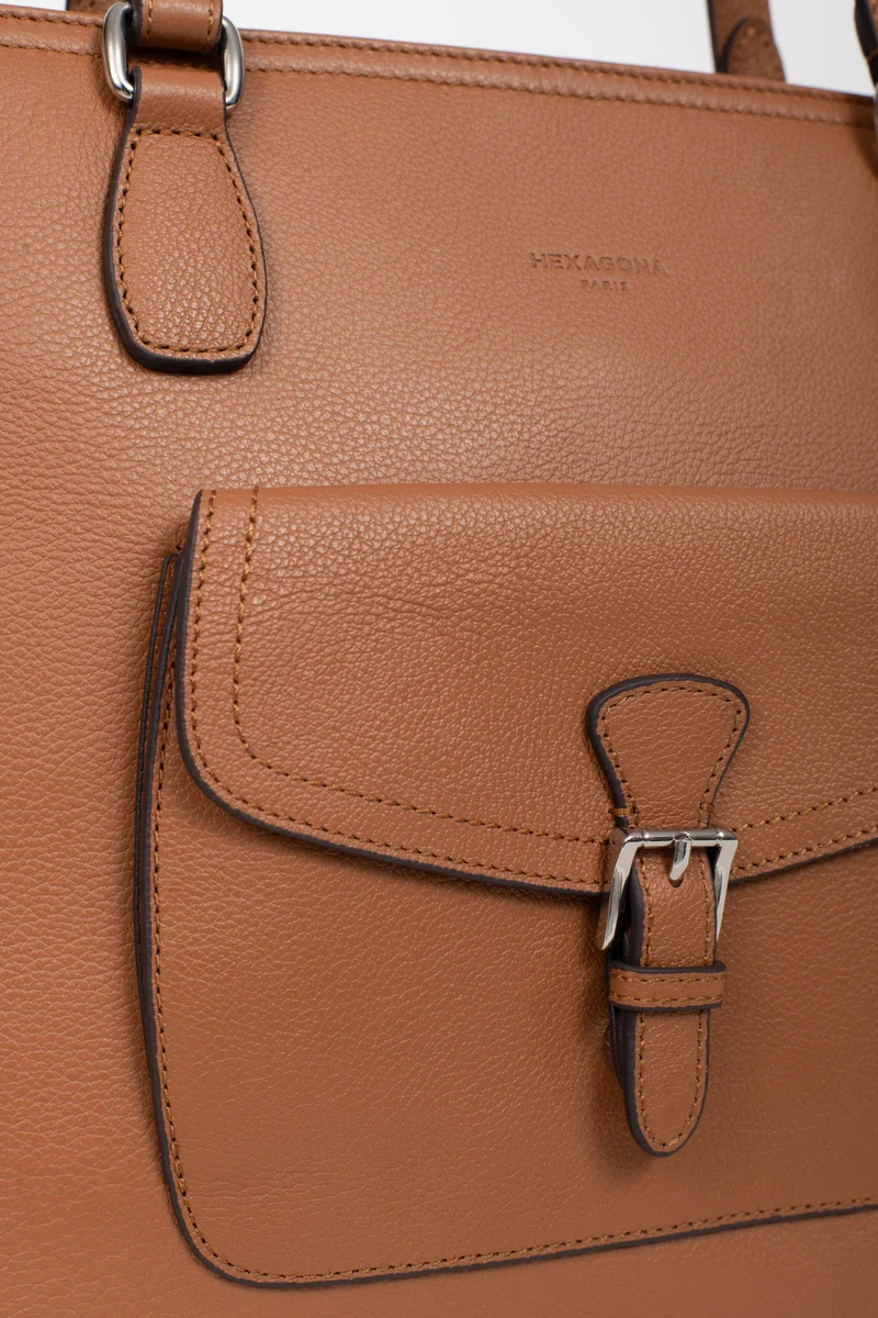 Sac cabas porté épaule - A4 - Cuir
